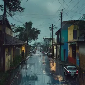 chuva sul do rio