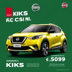 promoção Nissan Kicks PCD