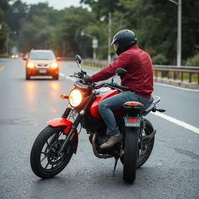 acidente de moto em Resende