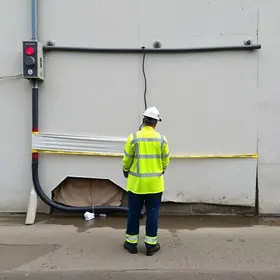 vazamento em botijão de gás