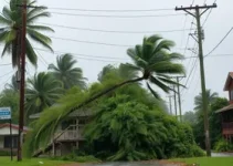 ventania em Resende