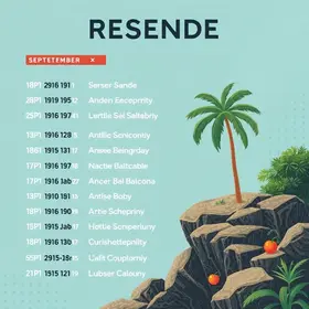 agenda de eventos em Resende